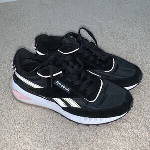 Reebok Classic Galaxy 10 Black Pink Sneakers Women's Sz 7